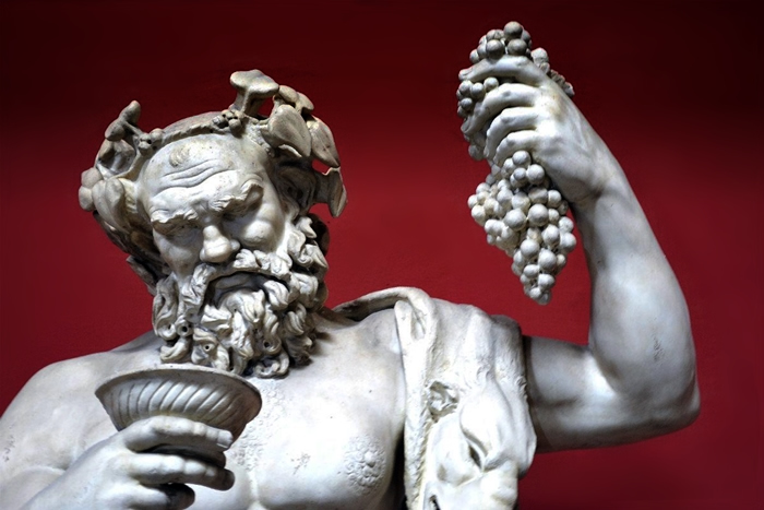 Dios del vino romano: Baco