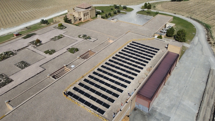 Instalación fotovoltaica en Pagos de Araiz, Olite.