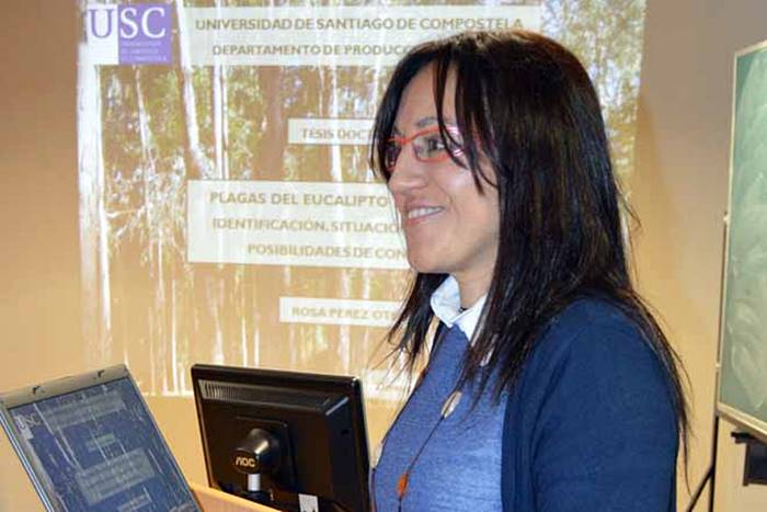 Rosa Pérez, técnica responsable de las alertas fitosanitarias en Areeiro