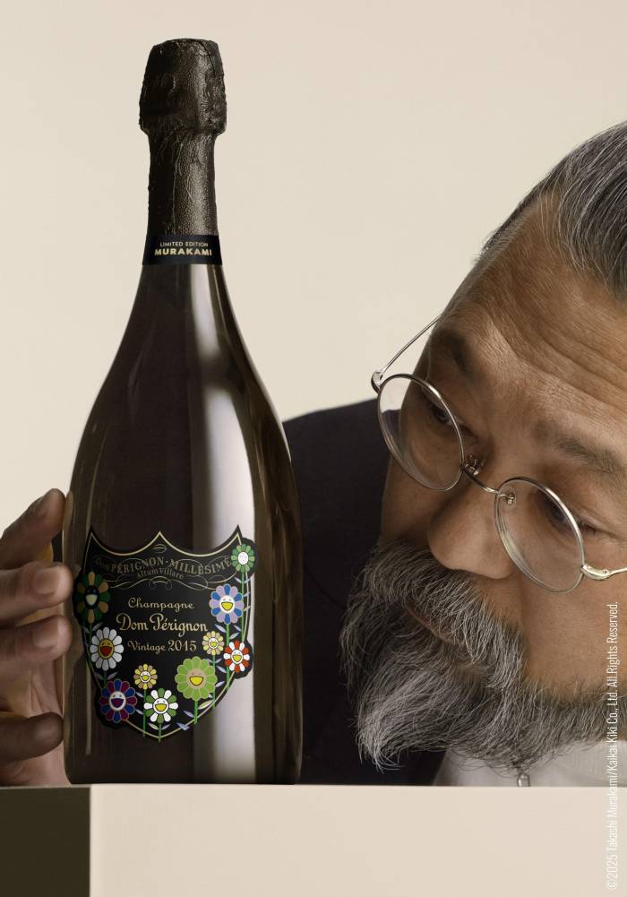 Dom Pérignon Unveils Limited Edition Bottles with Takashi Murakami for 2025 Holiday Season